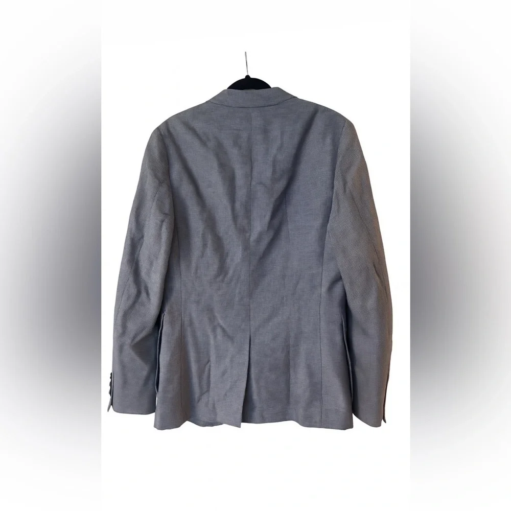 Plectrum by Ben Sherman Gray Check Blazer Men’s XL